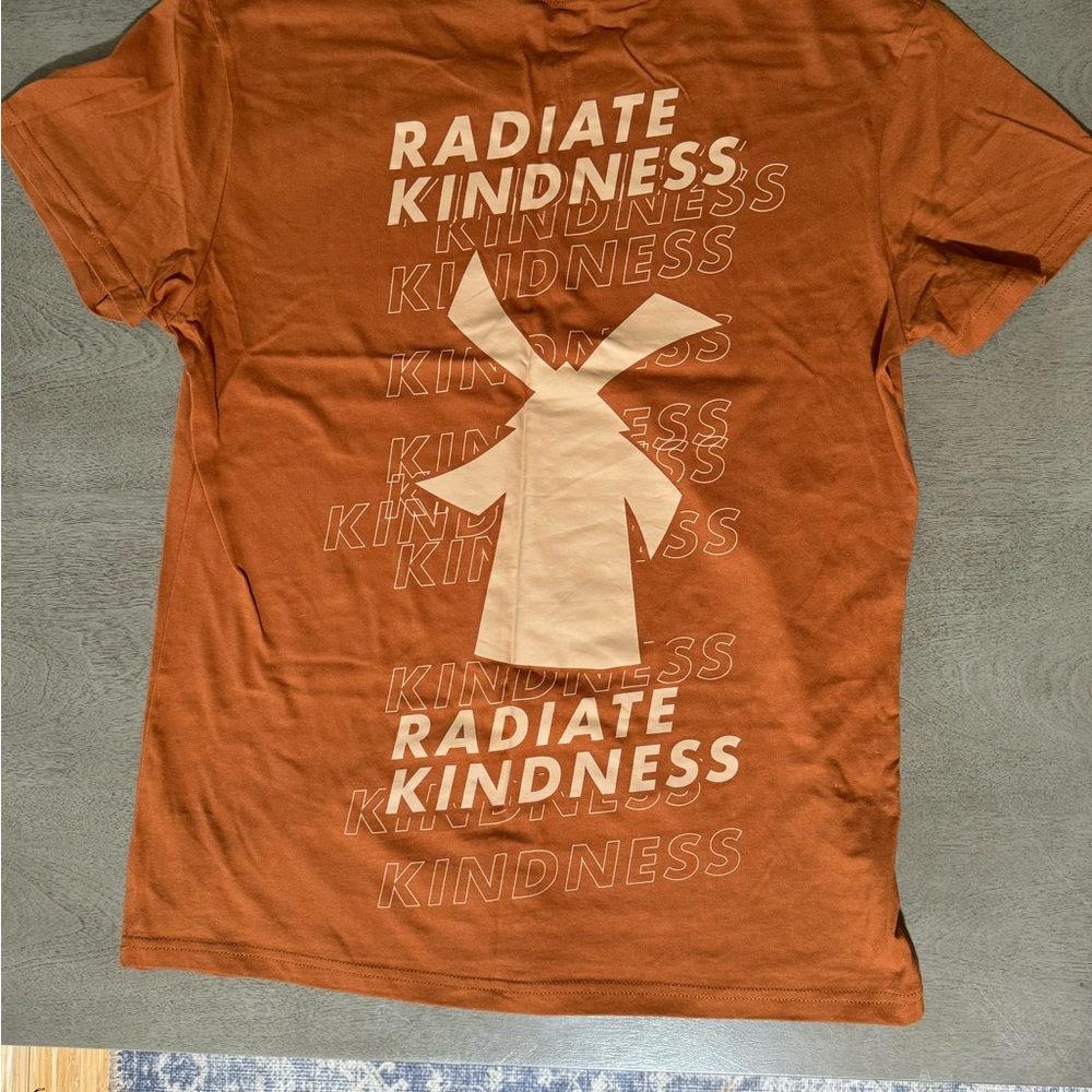 Dutch Bros Brown Short Sleeve Tee with Radiate Kindness Graphic